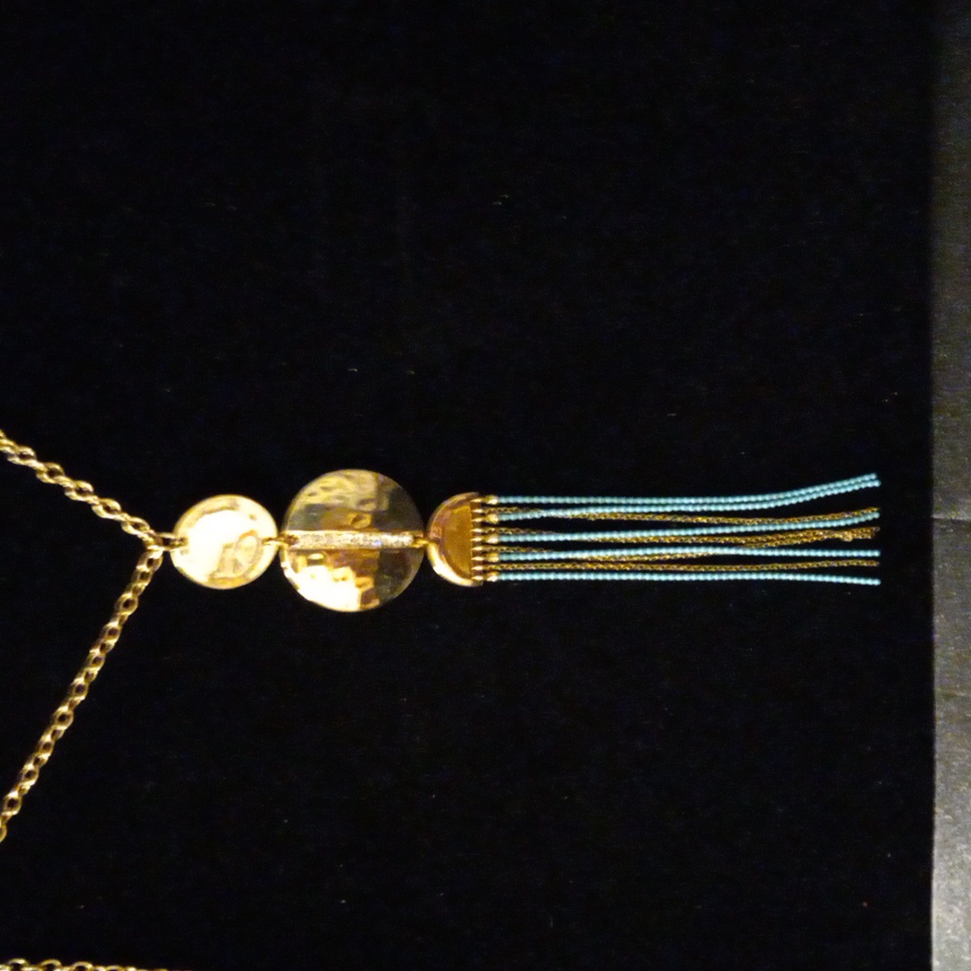 Gold Plated Hammered Necklace